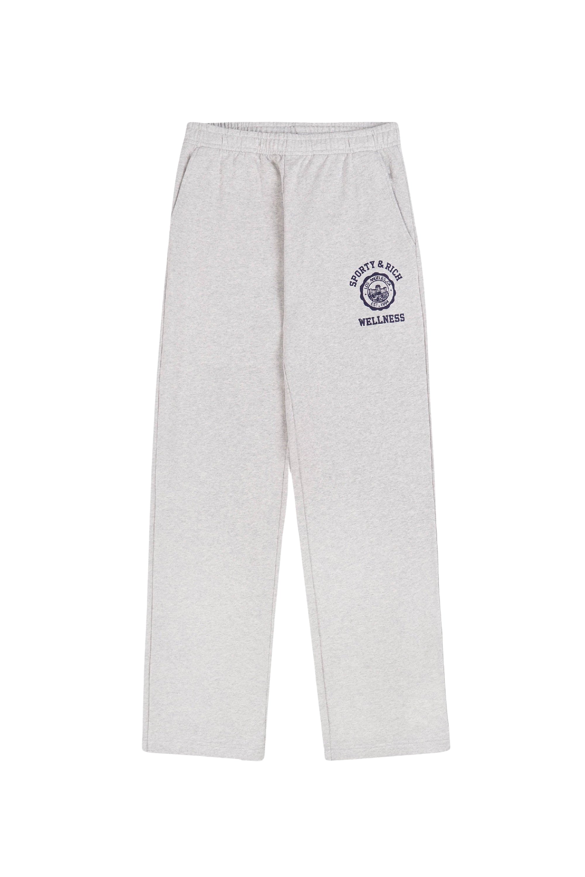 Pantalon de survêtement coupe droite imprimé - Heather Gray