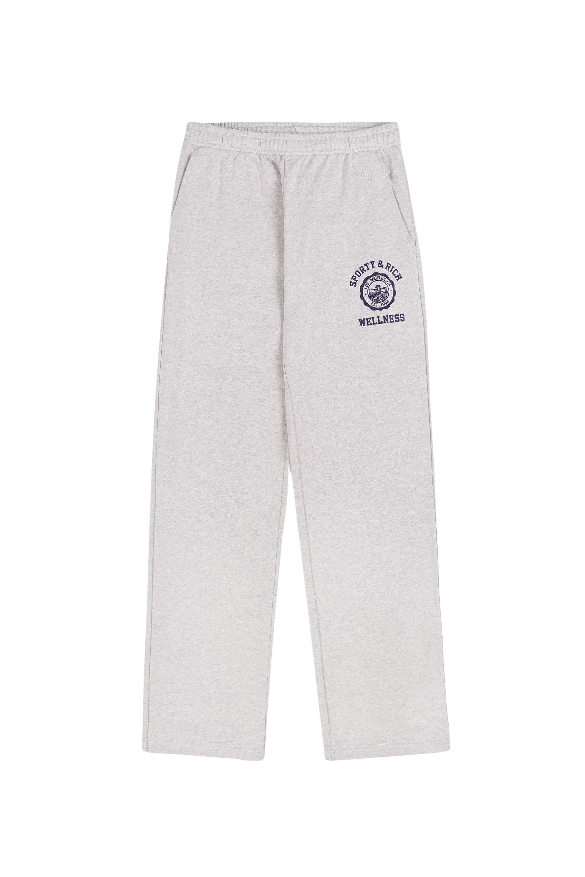 Pantalon de survêtement coupe droite imprimé - Heather Gray