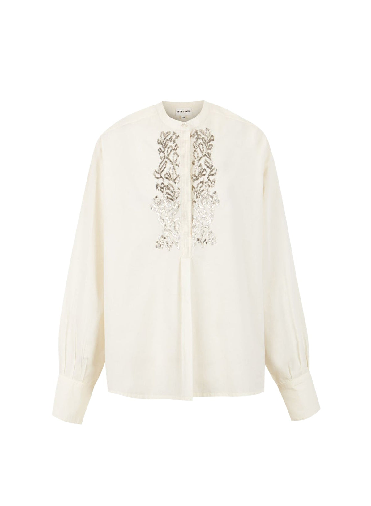 Blouse brodée Emilie - Cream