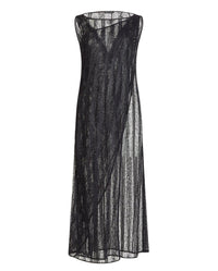 Robe Emotion à détails transparent - Black