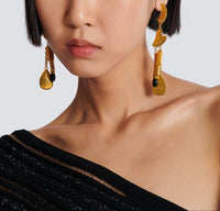 Beauty brass earrings - Noirvintage Brass