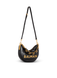 Sac 1945 soft moon en cuir de veau à monogramme - Noir