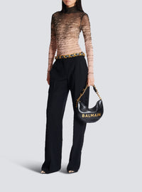 Sac 1945 Soft Moon en cuir de veau - Noir