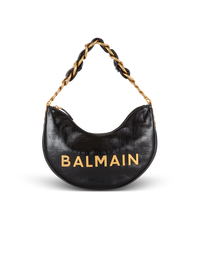 Sac 1945 soft moon en cuir de veau à monogramme - Noir