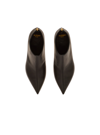 Bottines eden en cuir de veau - Noir