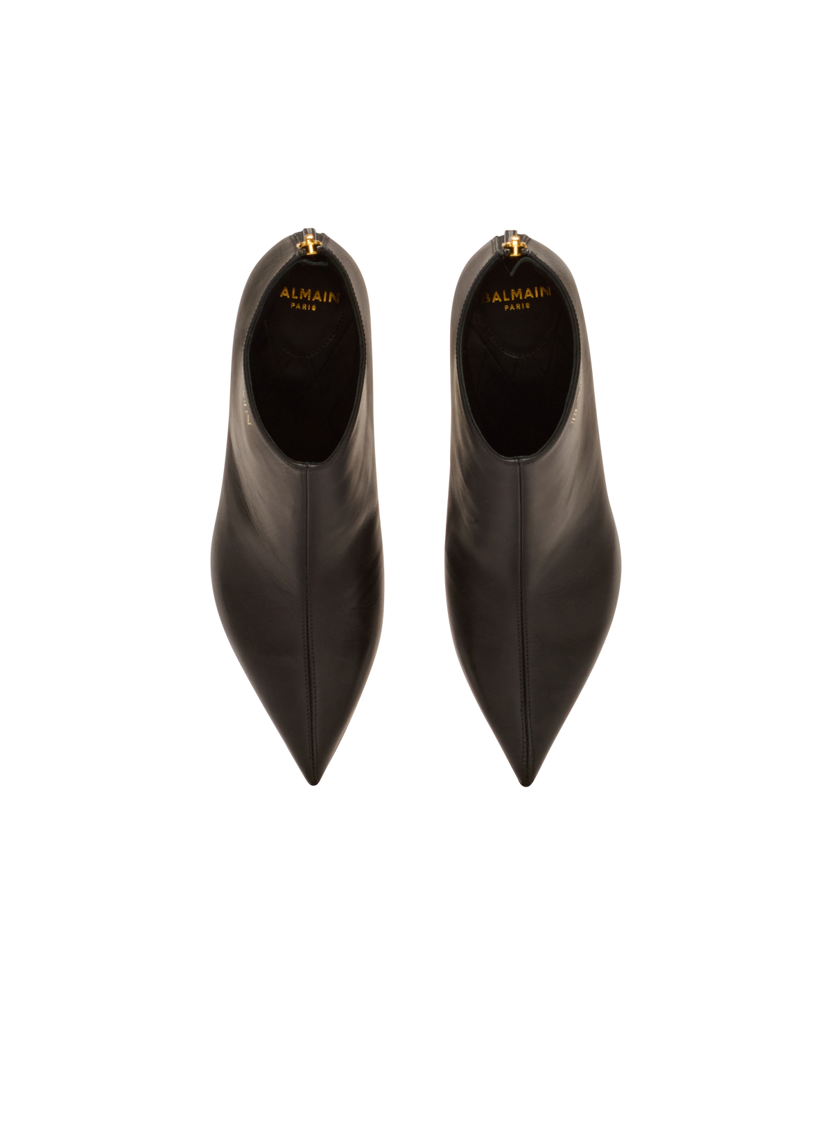 Bottines eden en cuir de veau - Noir