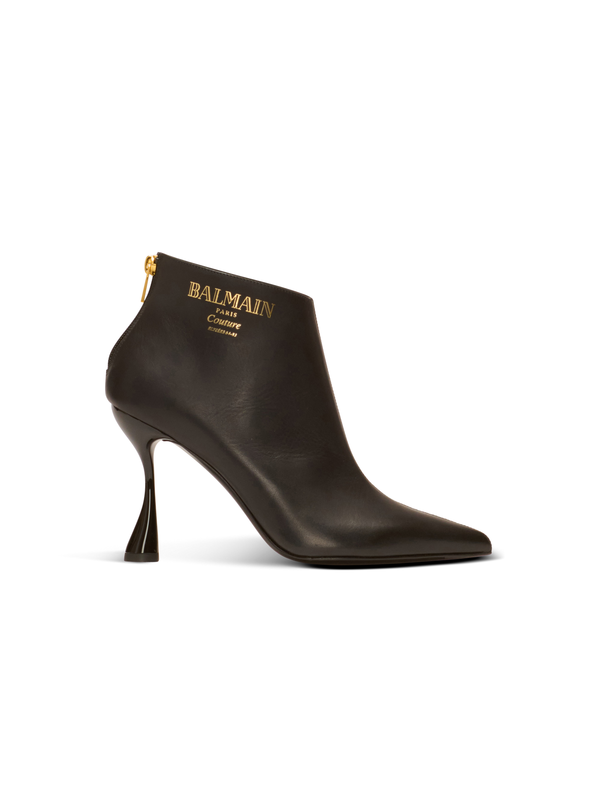 Bottines eden en cuir de veau - Noir