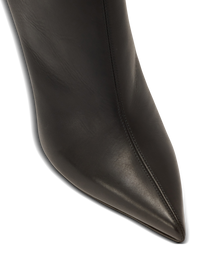Bottines eden en cuir de veau - Noir