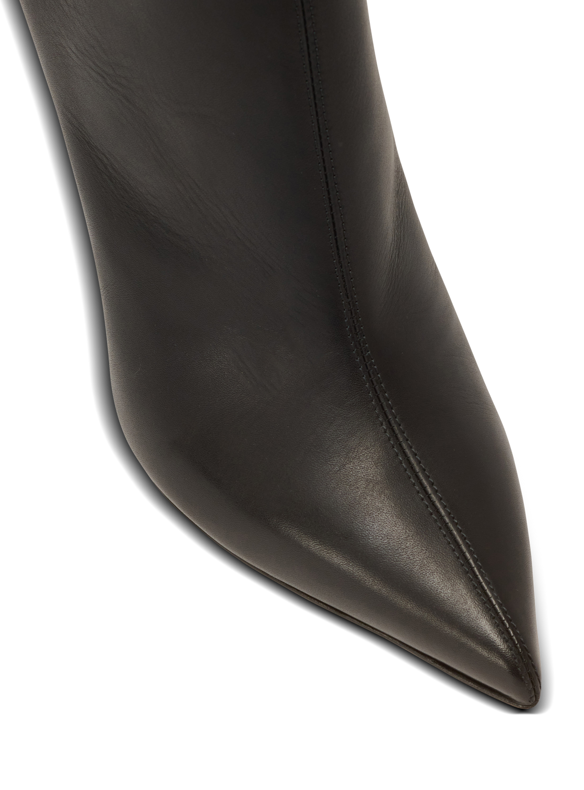 Bottines eden en cuir de veau - Noir