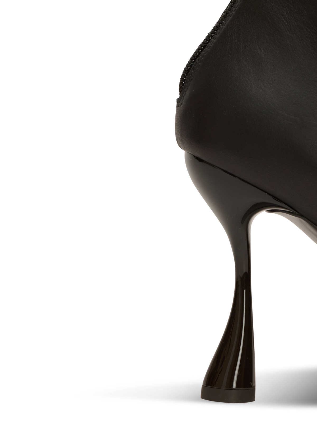 Bottines eden en cuir de veau - Noir