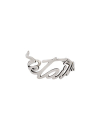 Bracelet Je T’aime en laiton - Vieil Argent