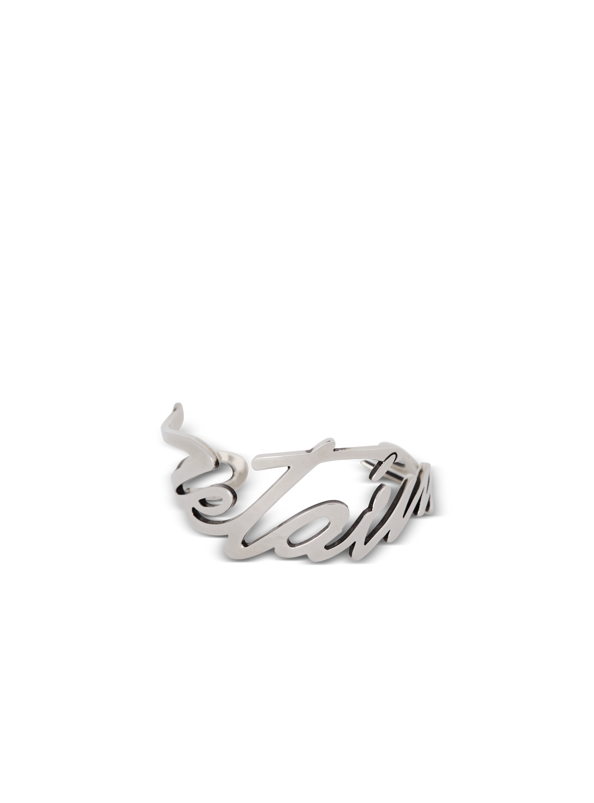 Bracelet "je t’aime" en laiton - Vieil Argent