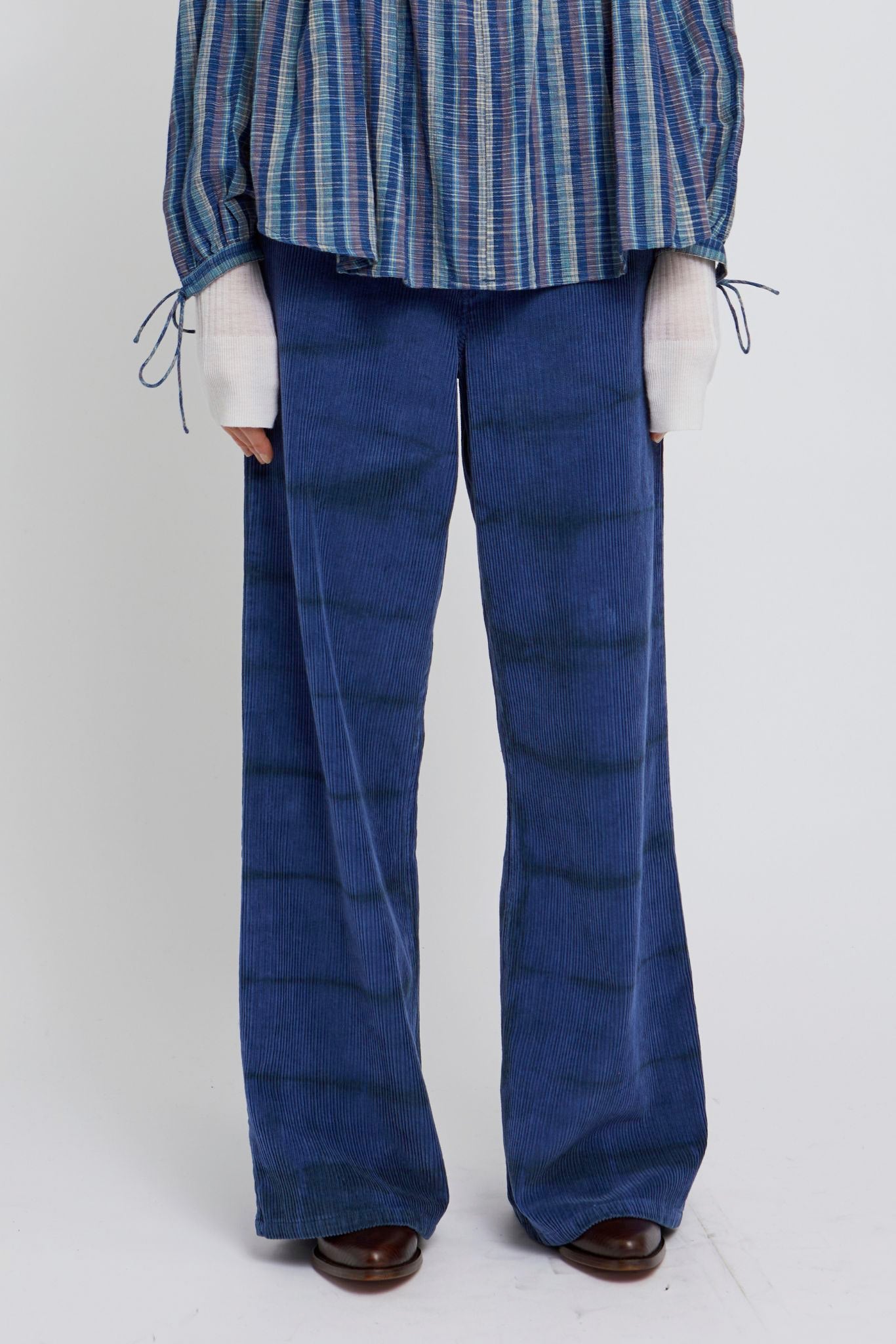 Pantalon Enca en velours côtelé - Navy