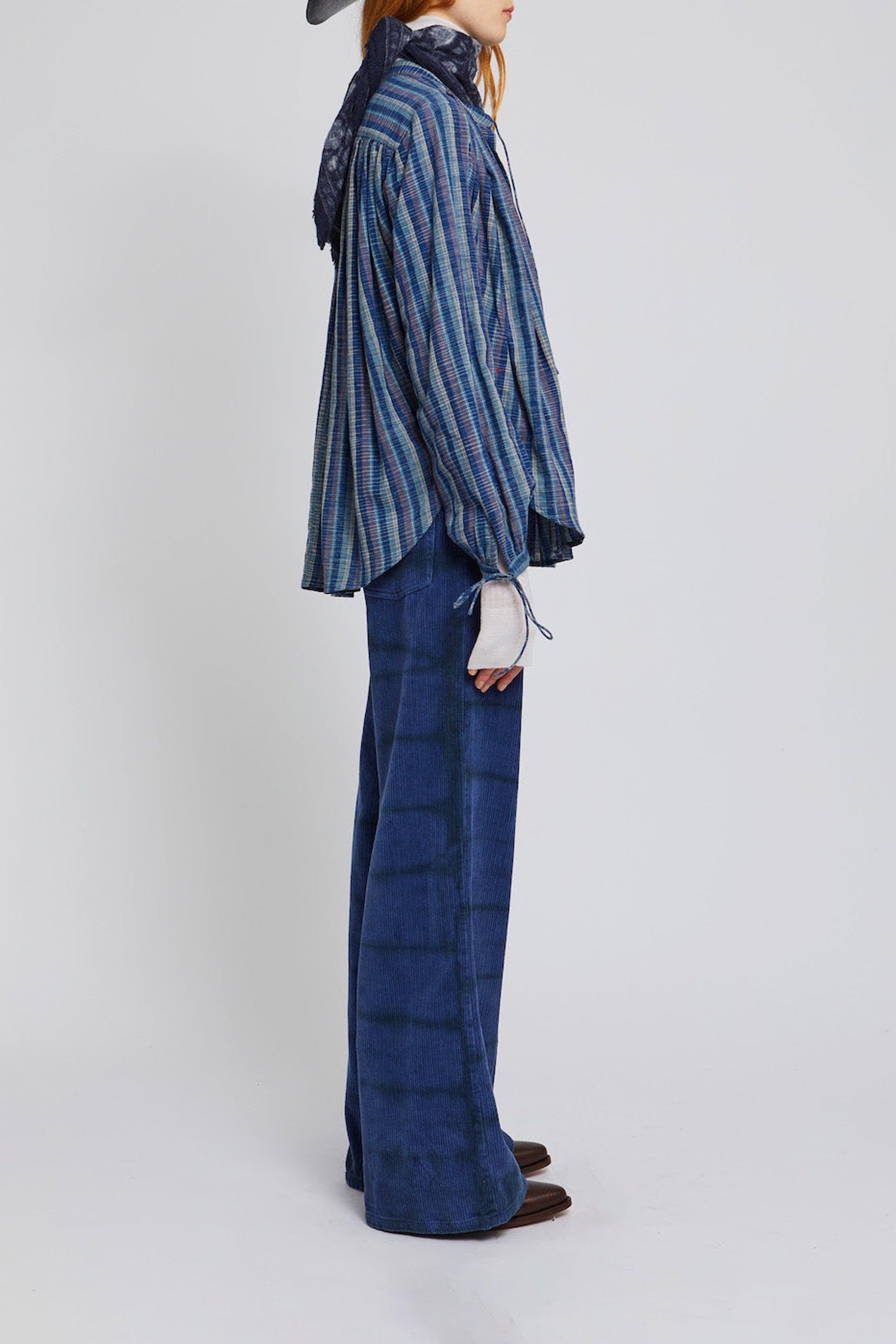 Pantalon Enca en velours côtelé - Navy
