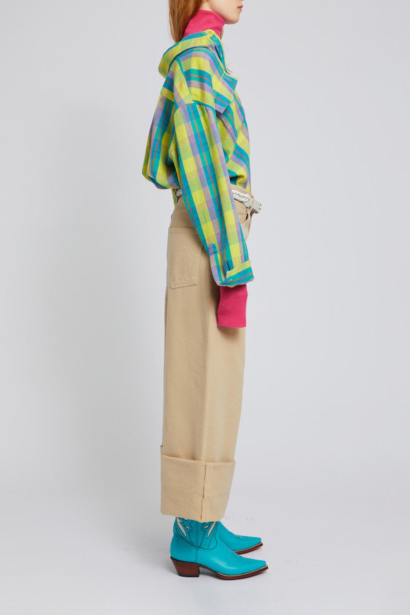 Jean wide leg Enca - Beige