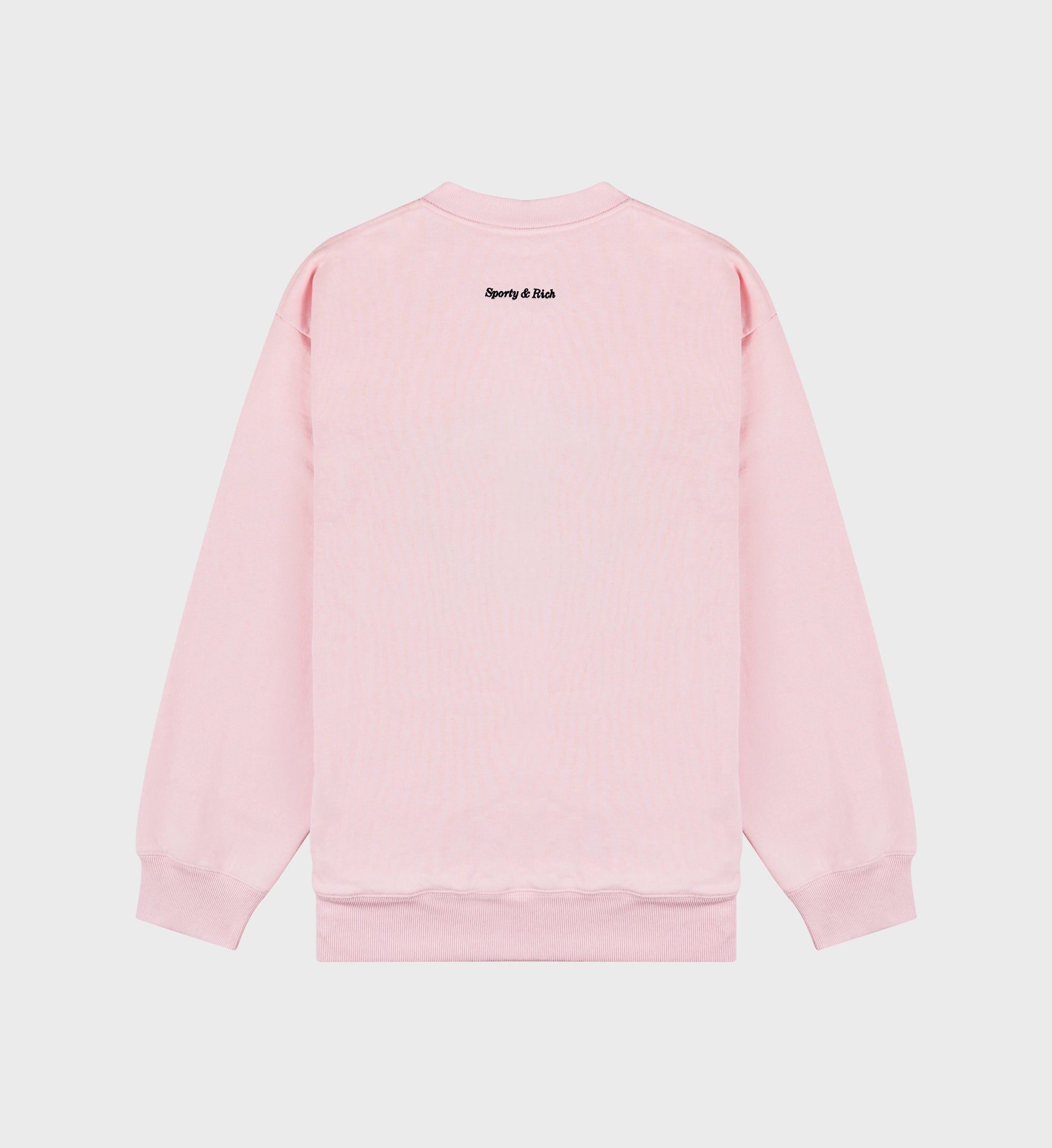 Sweatshirt Eden Crest à broderie - Pink Dolphin