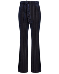Pantalon évasé Enzo à nœud - Eclipse