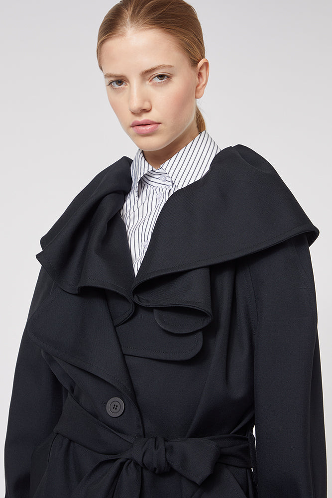 Black / COUTURE TRENCH