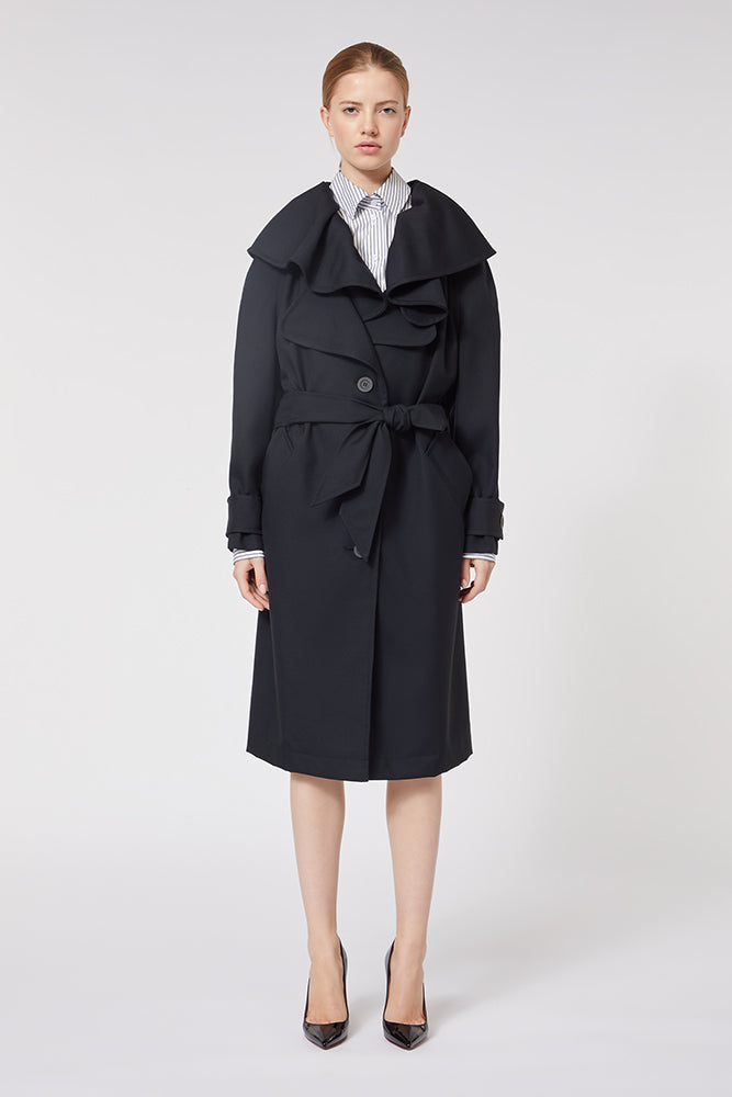 Black / COUTURE TRENCH