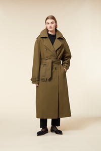 Khaki / MULTI LAYER TRENCHCOAT