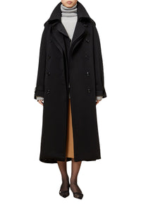Trenchcoat oversize - Black