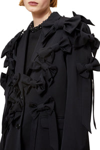 Black / BOW BOUQUET BLAZER