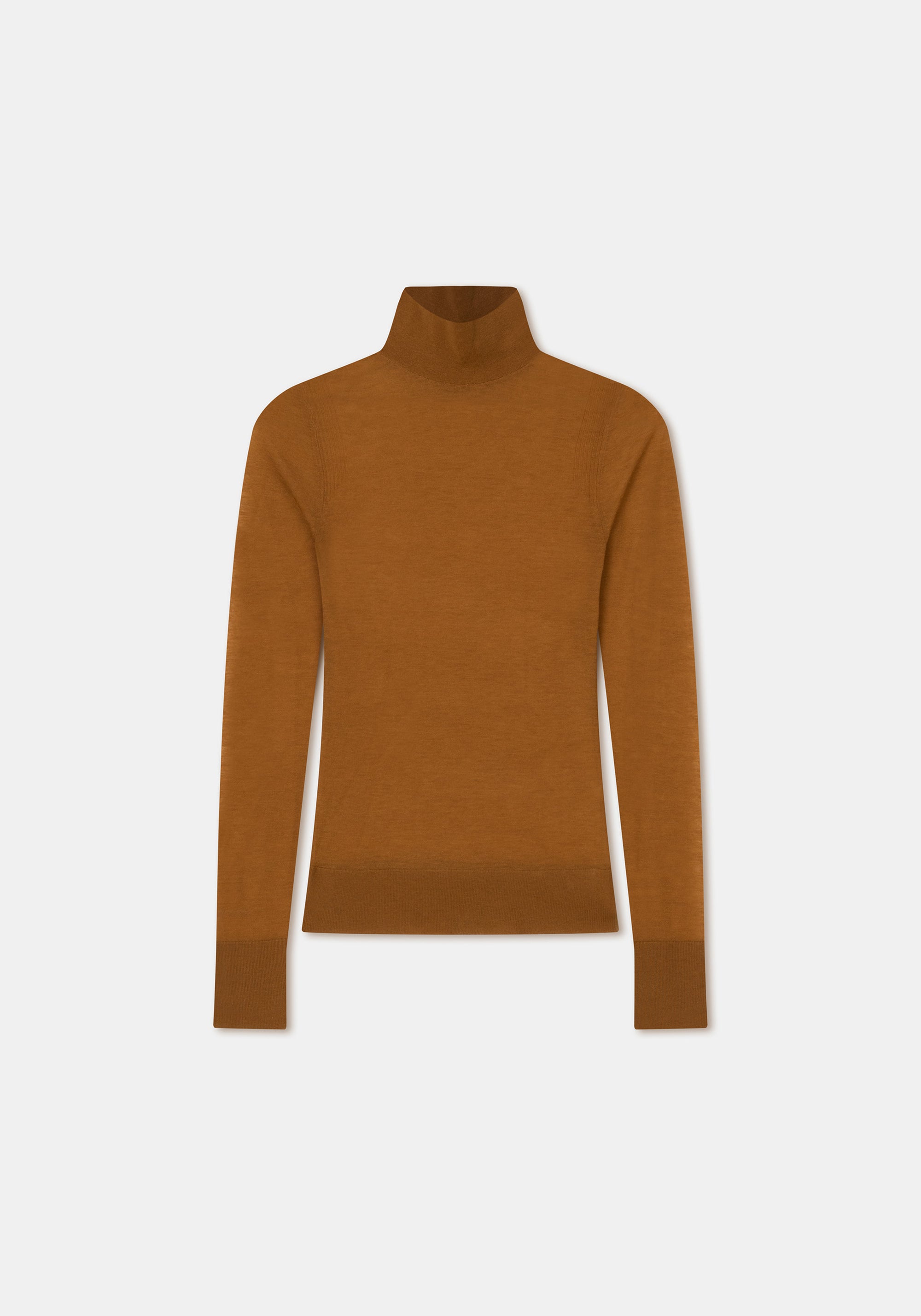 Eriq cashmere turtleneck jumper - Camel