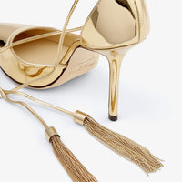 Escarpins Eris 100 en cuir - Gold