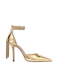 Escarpins Eris 100 en cuir - Gold