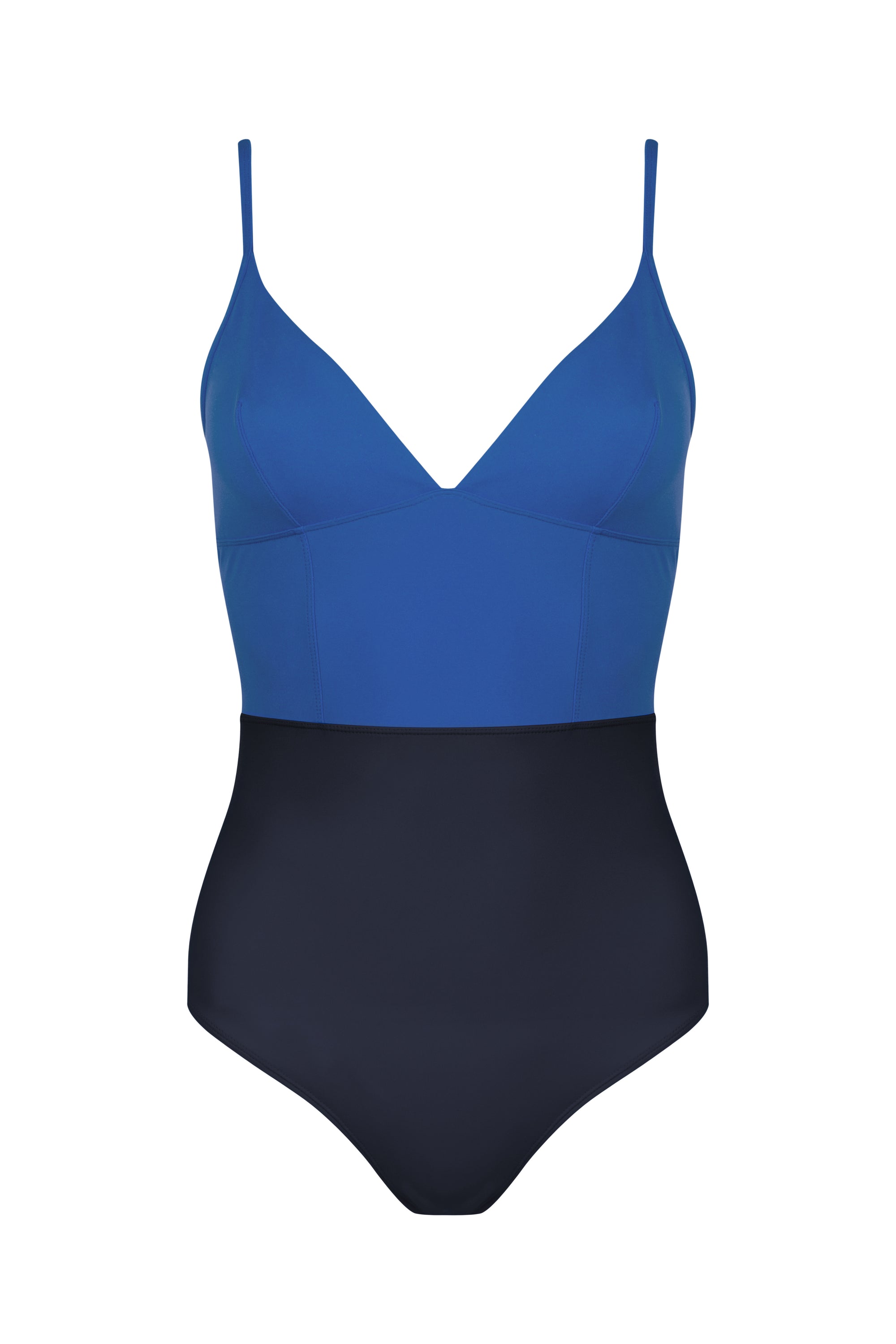 Philippine one-piece swimming costume - Navy & Cobalt