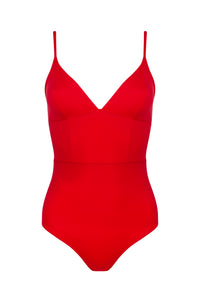 Philippine one-piece swimming costume - Scarlet