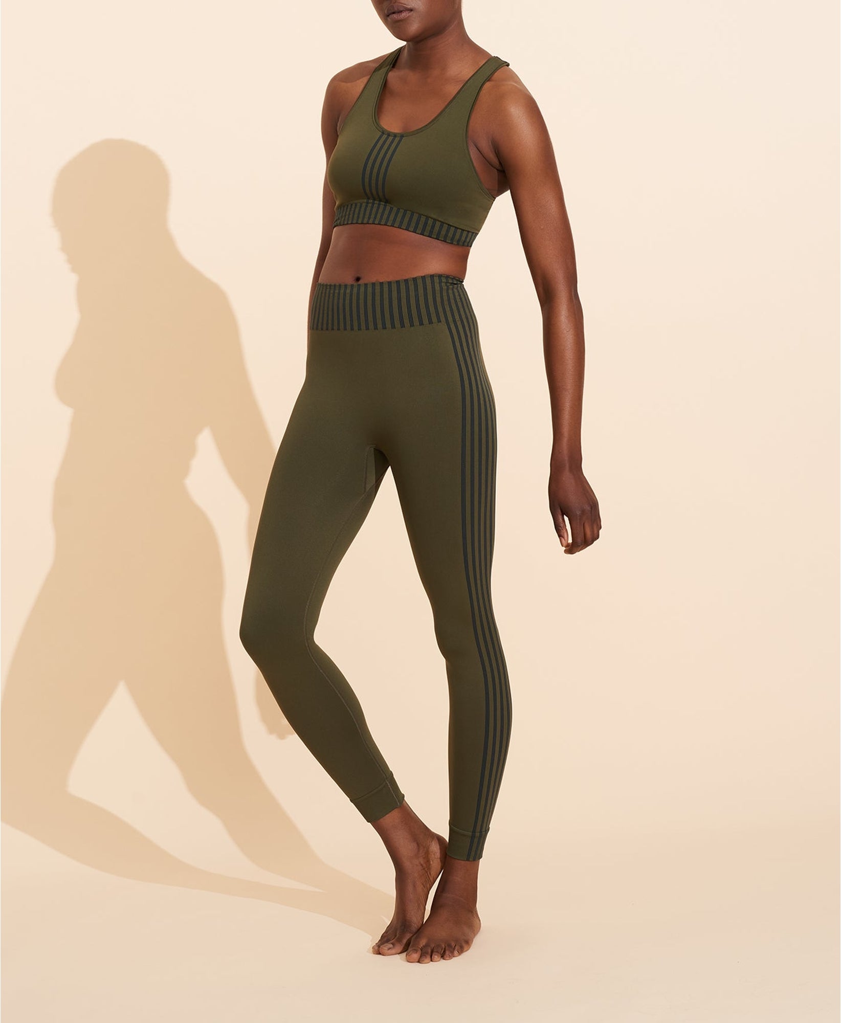Raphaelle bra - Olive & Black