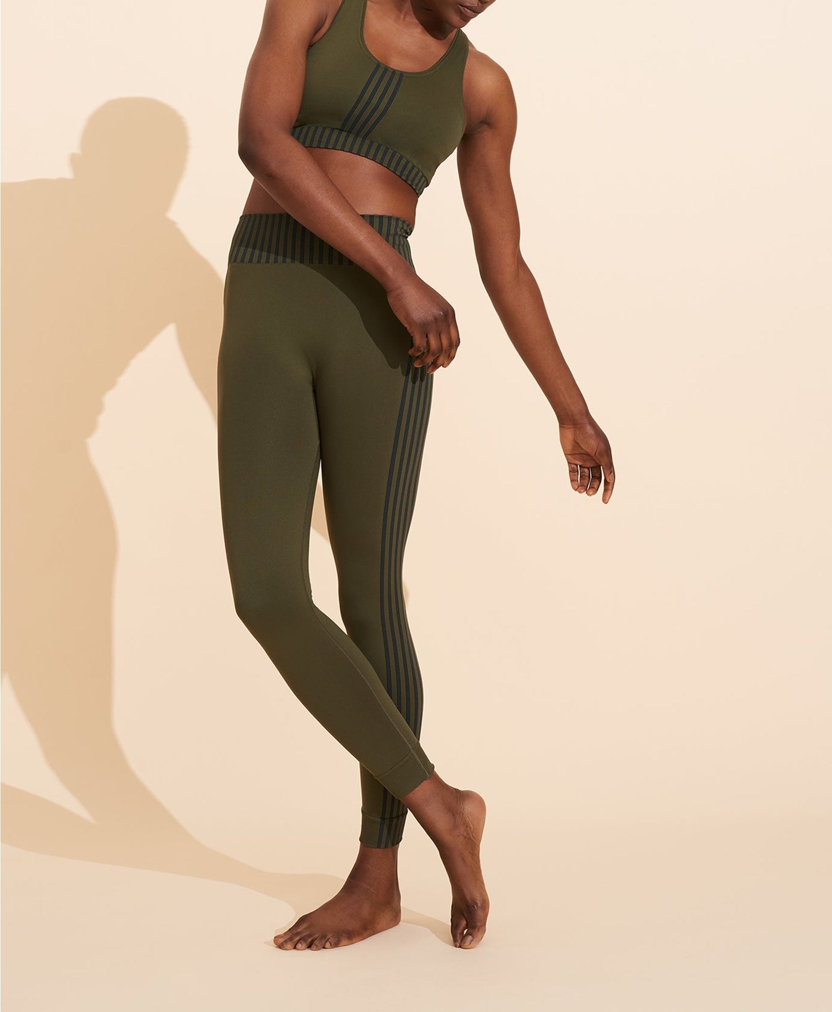 Raphaelle bra - Olive & Black