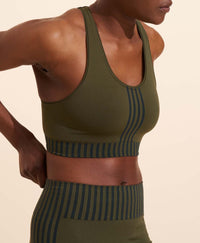 Raphaelle bra - Olive & Black