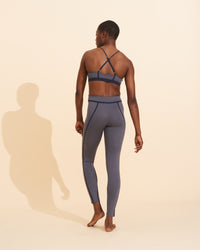 Corset bra - Slate Blue & Navy