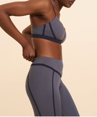 Corset bra - Slate Blue & Navy