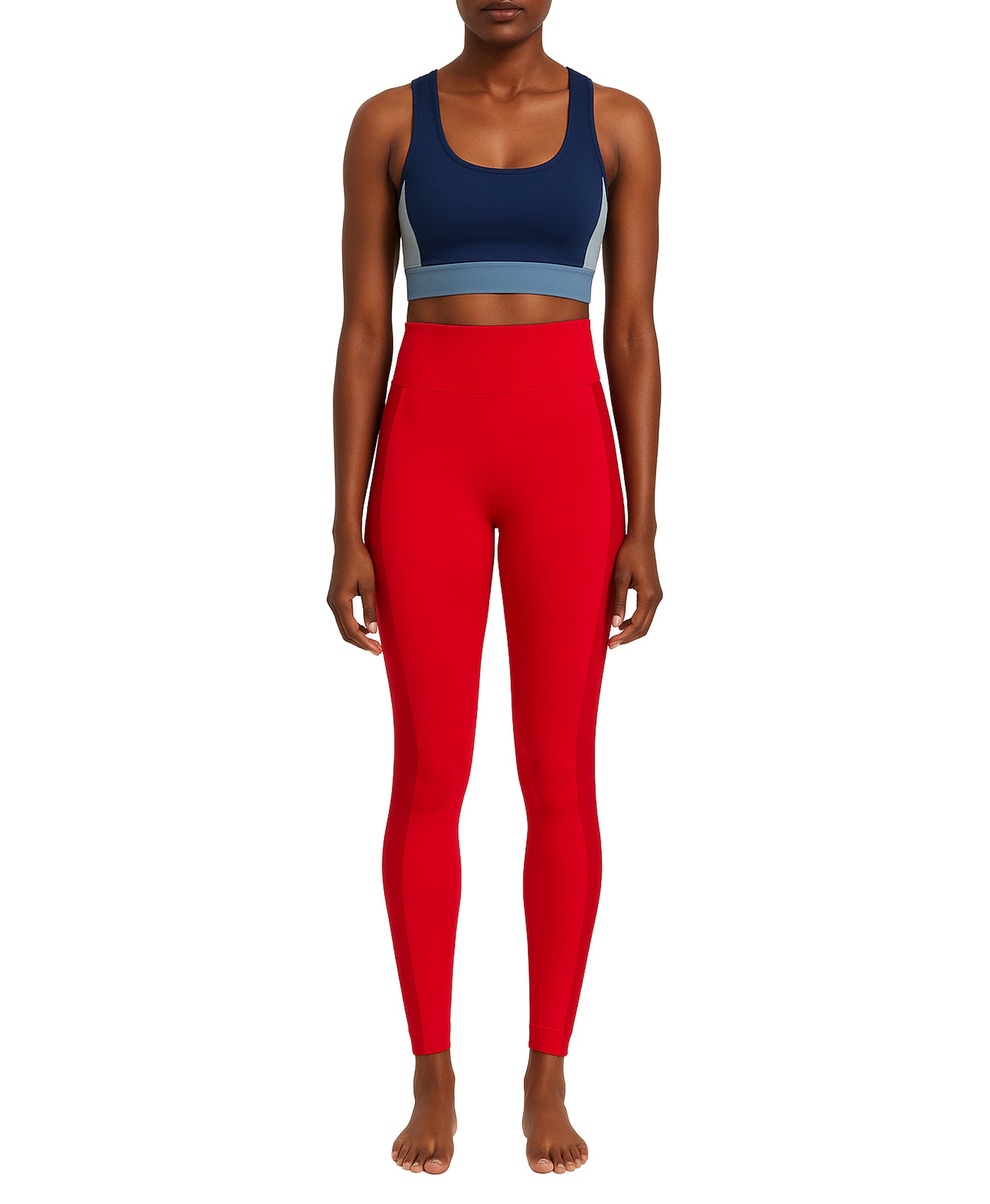 Berenice Legging - Raspberry & Cherry