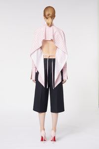 Red / VOLANT BACK SHIRT