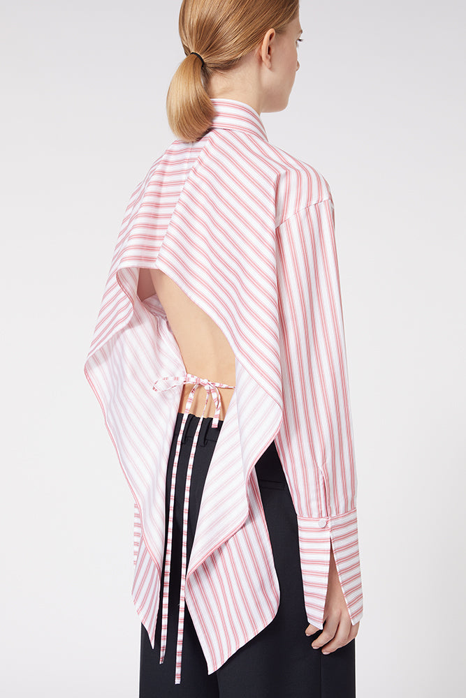 Red / VOLANT BACK SHIRT