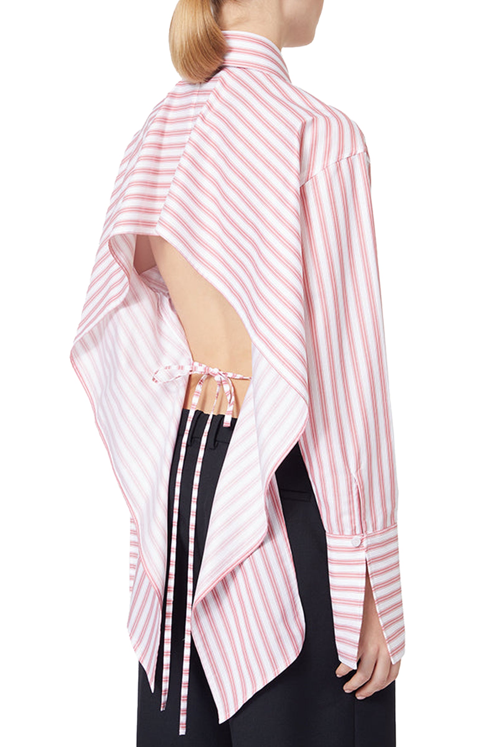 Chemise dos volanté - Red