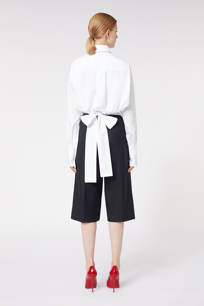 White / WRAP SHIRT