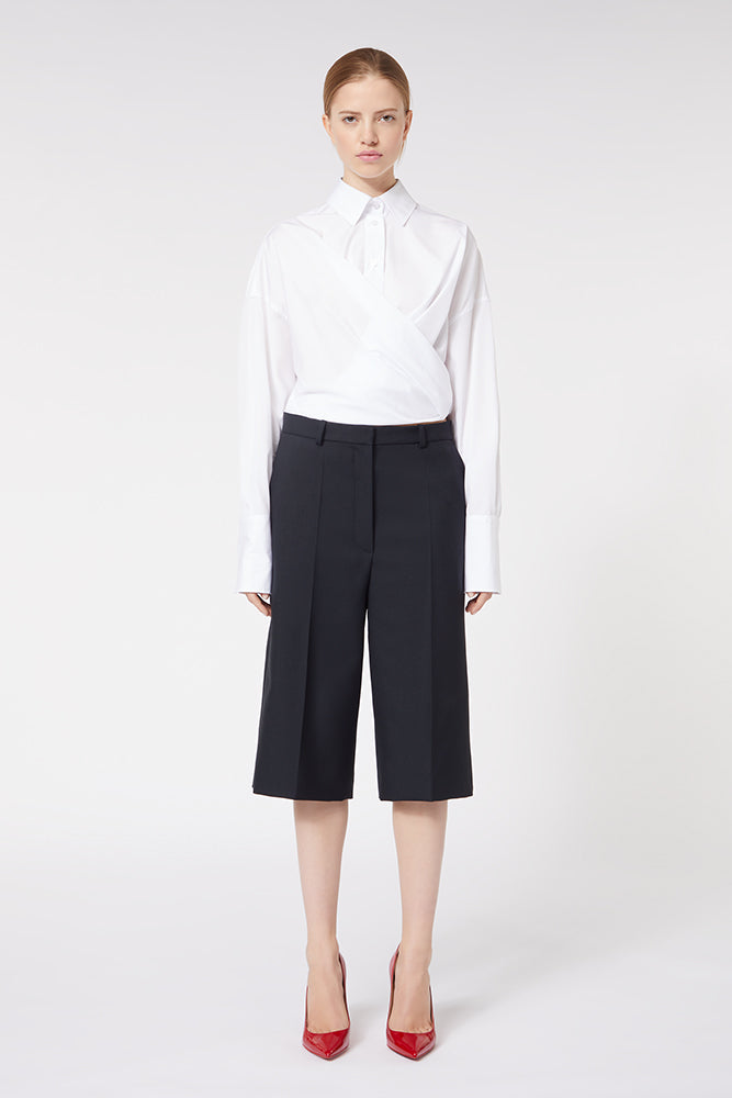 White / WRAP SHIRT