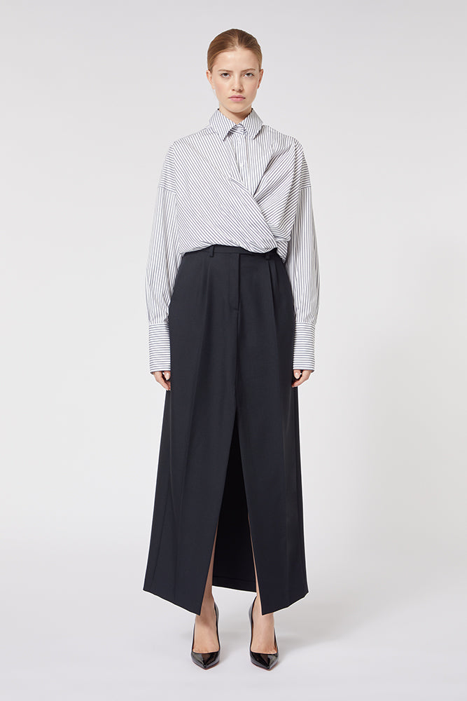 Grey / WRAP SHIRT