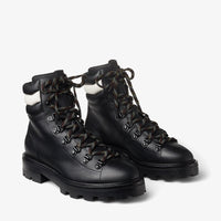 Bottines Eshe en cuir - Black & Latte