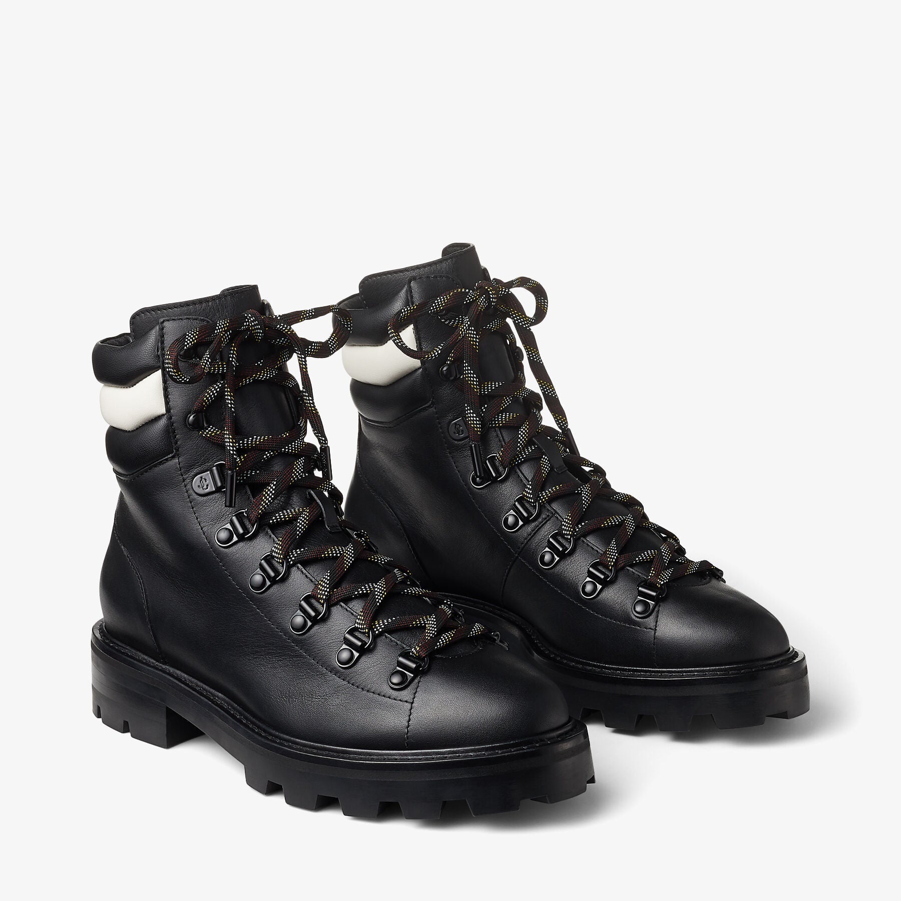Bottines Eshe en cuir - Black & Latte