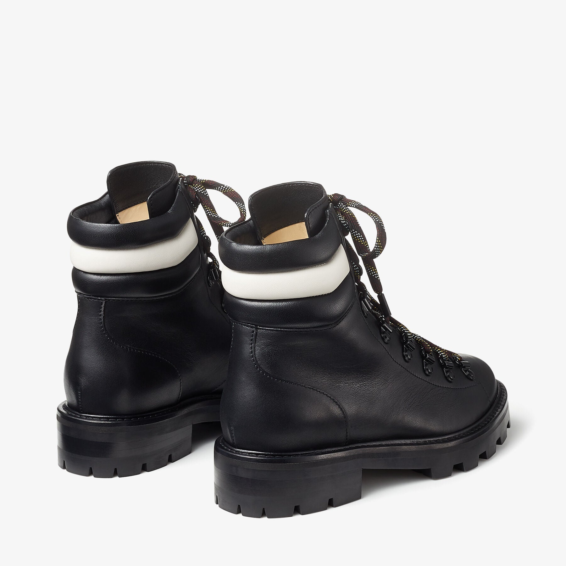 Bottines Eshe en cuir - Black & Latte