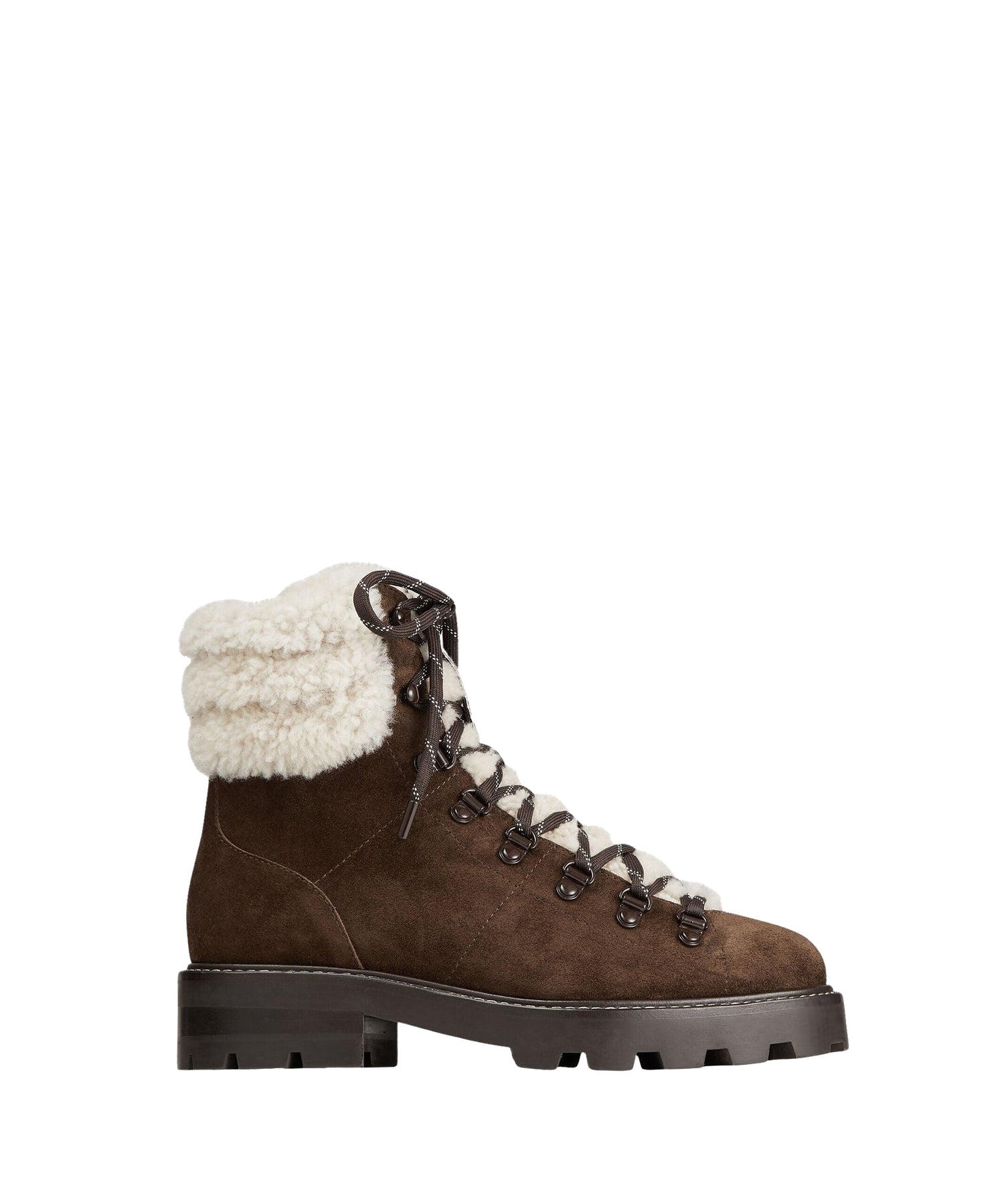 Bottines Eshe en cuir - Chocolate & Natural