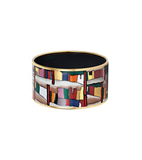Manchette Diva plaqué à l'or 24 carats - Multicolore