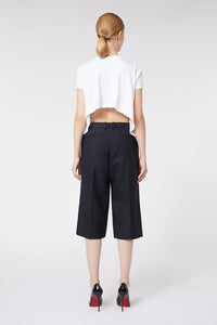 White / VOLANT BACK T-SHIRT