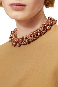 Brown / PEARL TOP